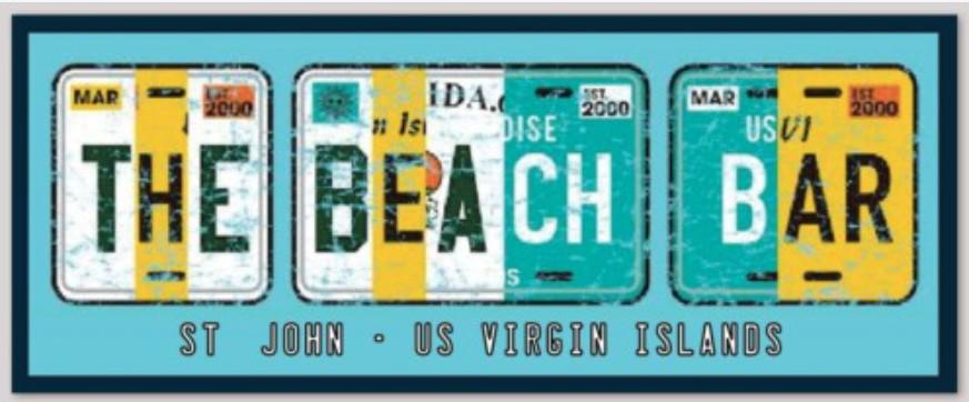 BB License Plate Sticker
