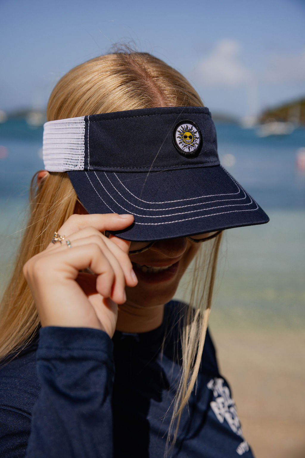 BB Trucker Visor - Navy