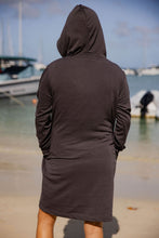 Load image into Gallery viewer, BB WOMENS COZY HOODED DRESS
