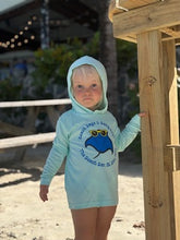 Load image into Gallery viewer, Toddler Baby Rays Rashguard Hoodie
