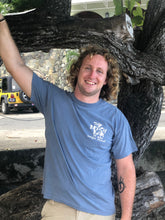 Load image into Gallery viewer, Beach Bar Logo S/S Shirt - Denim Blue
